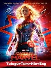 Captain Marvel (2019) HDRip Telugu+Tamil+Hin+Eng